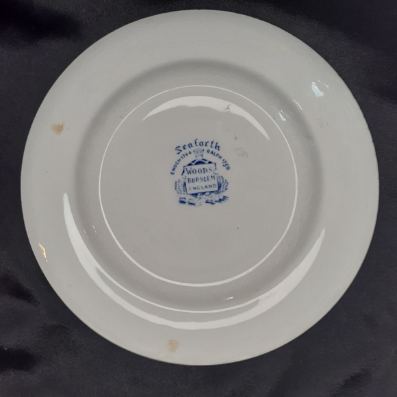 {2}Two Wood's Burslem England Seaforth Ralph Enoch 1784 1950 1933 6" Plate - Picture 6 of 16
